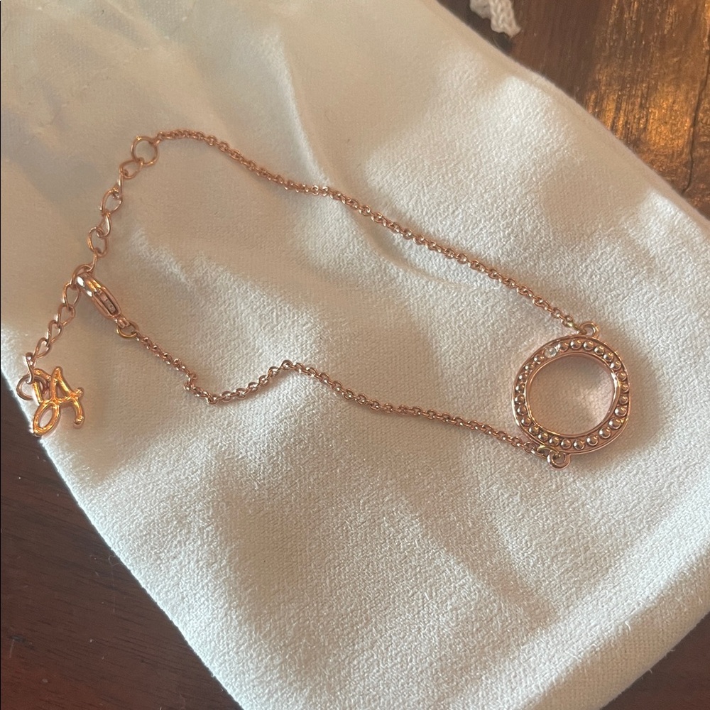 Adore Rose Gold Circle Bracelet